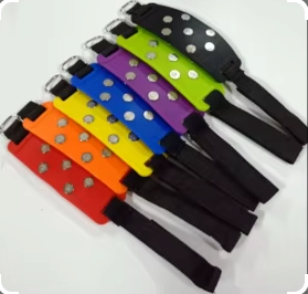 Ice Grips Traction Cleats Grippers Over Shoe Anti Slip Spikes Snow-Ice Cleats with 5 Steel Studs Crampons